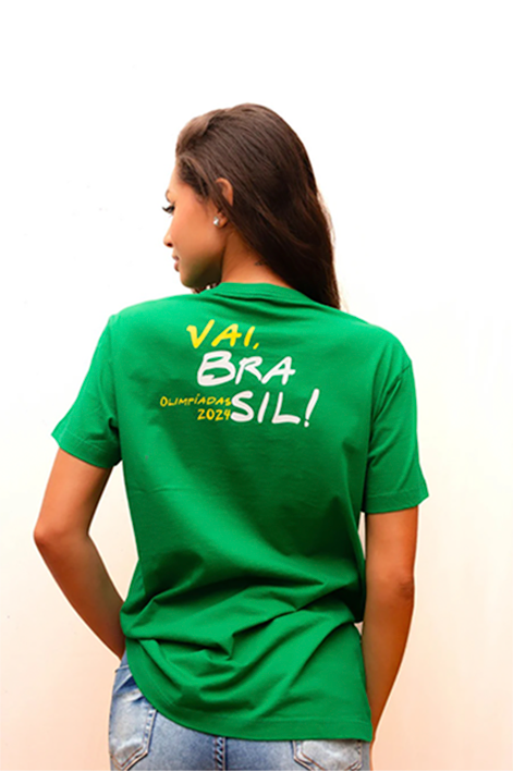 Camiseta Brasil Green Carnival Experience