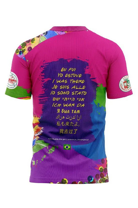 Camisa Rosa Experiencia Carnaval