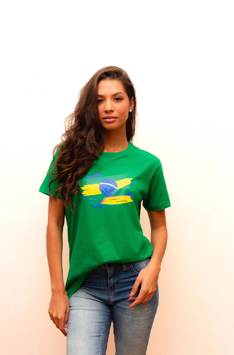 Camisa Brasil verde Carnaval Experience