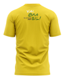 Camisa amarilla de la experiencia del carnaval de Brasil